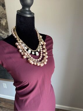 Nine West Mauve Pink Sleeveless Sheath Top